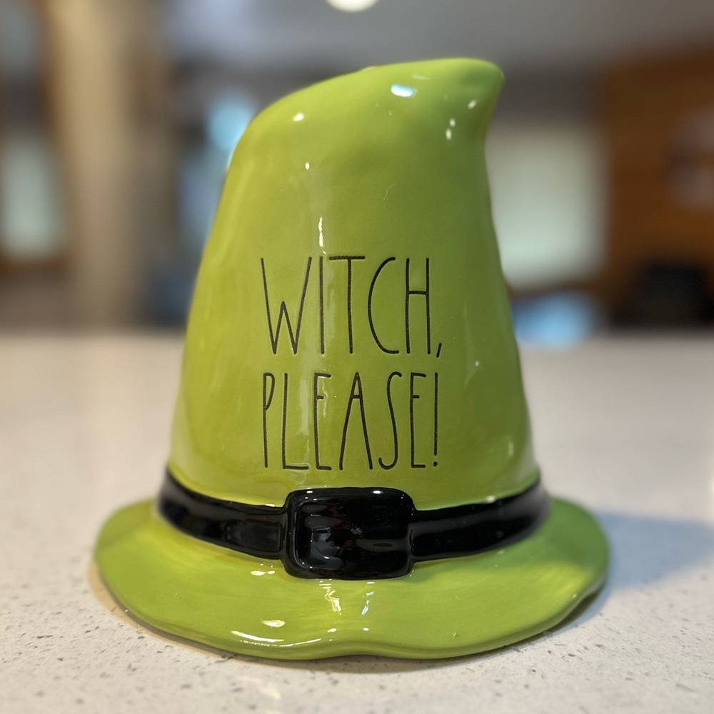 NIB RAE DUNN Witch Please - Ceramic Hat Decoration